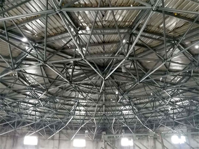 麻城洗煤厂蓄水池网架